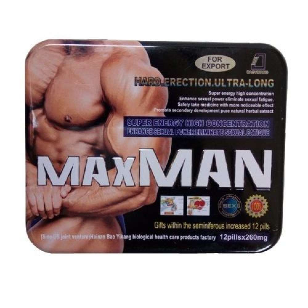 Max Man Hard Erection/Super Energy Enhance Sexual Power Supplement (For Men)