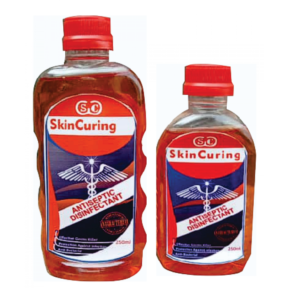 SkinCuring Antiseptic/Disinfectant 2 in 1Bottle