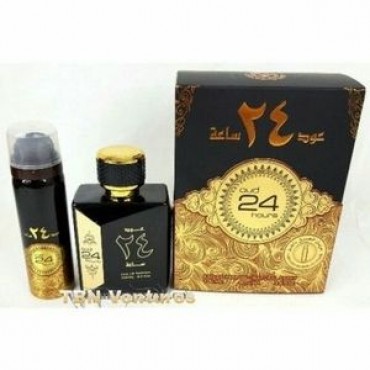 Oud 24 Hours EDP With Free Deo Spray -100ml